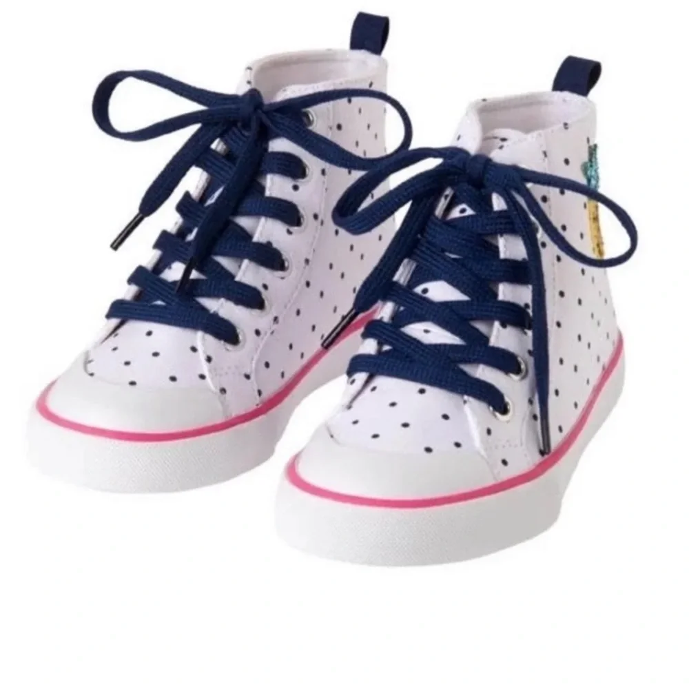 Gymboree Girl's Toddler Size 9 Hi Top Sneakers ⭐️⭐️⭐️⭐️⭐️